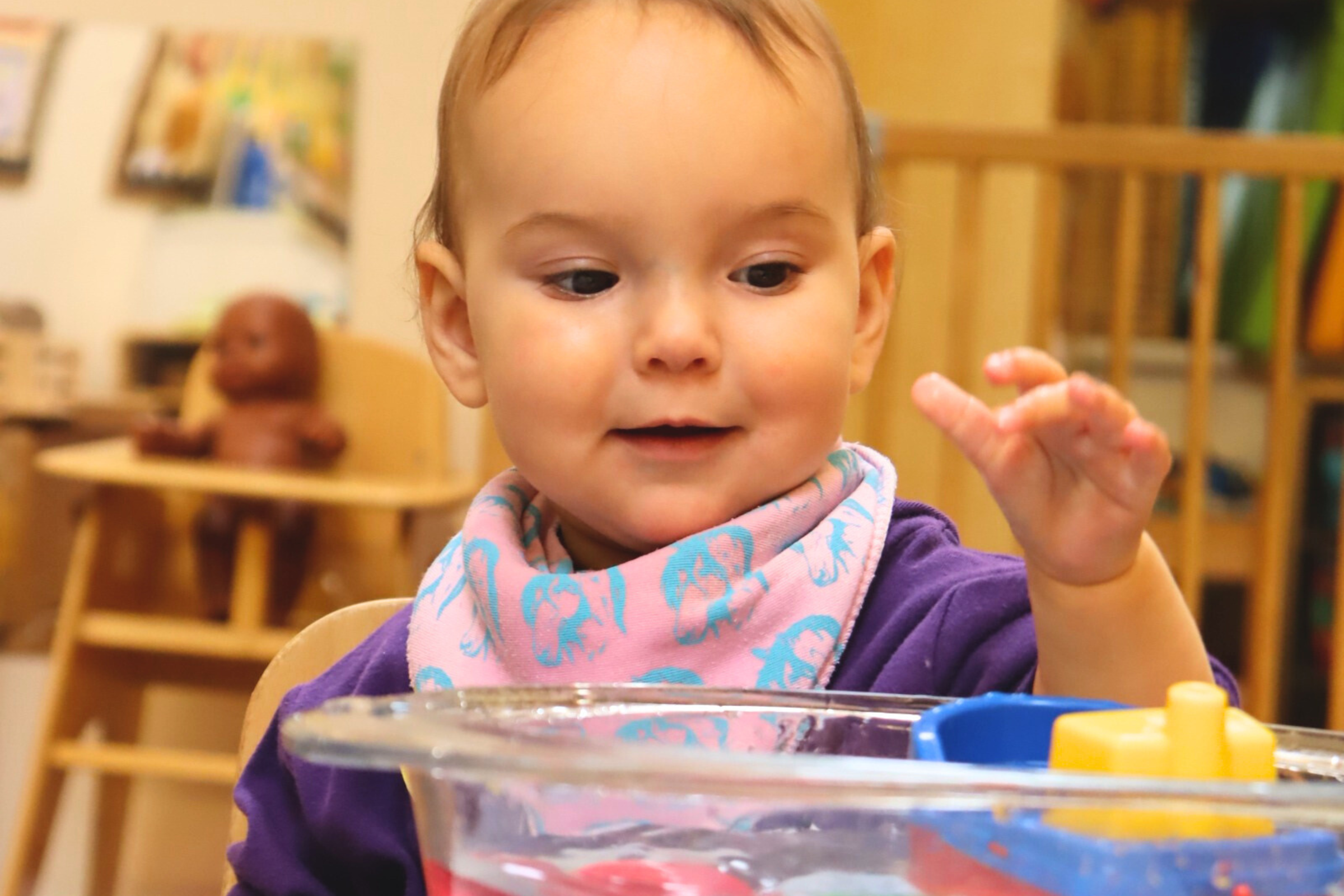 children playing in the garden